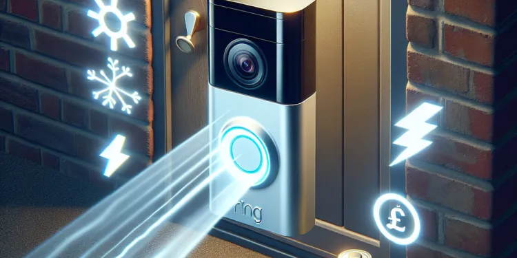 How does a battery-powered Ring Doorbell Camera work?
