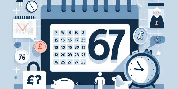 What age group will first see the state pension age at 67?