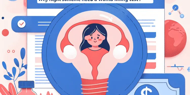 Why might someone need a womb lining test?